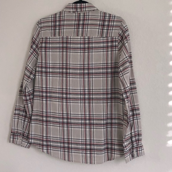 Destined Tilly’s Plaid Boyfriend Button Up Shirt Large - Picture 4 of 6